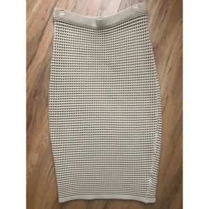 MESH PENCIL SKIRT